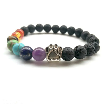 Pet Footprint Stone Bracelets